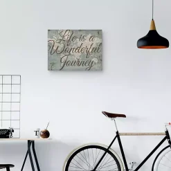 Life Is A Wonderful Journey Canvas Art Print