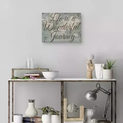 Life Is A Wonderful Journey Canvas Art Print