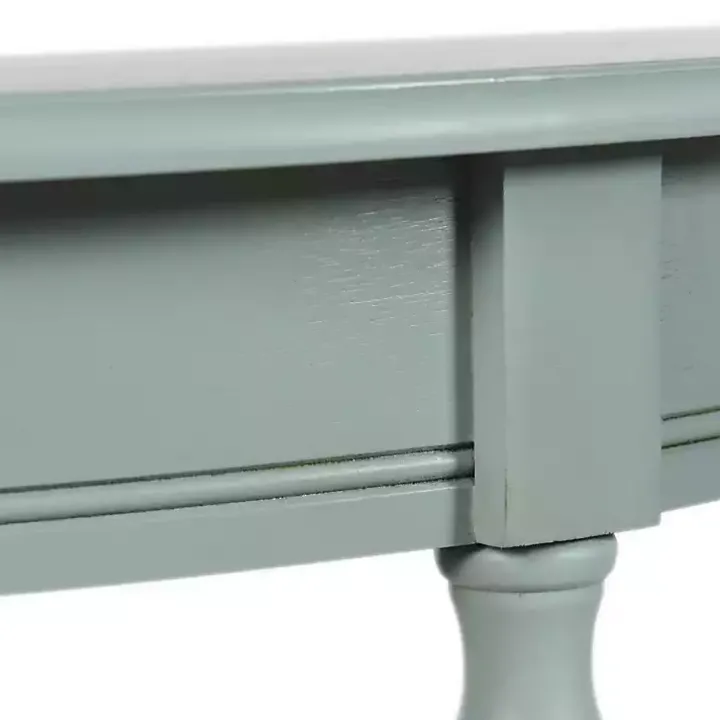 Light Blue Half Moon Tinslee Console Table