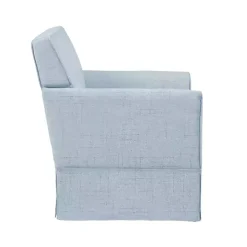 Light Blue Slipcover Armchair