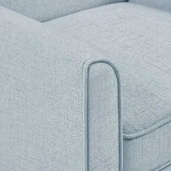 Light Blue Slipcover Armchair