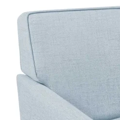 Light Blue Slipcover Armchair