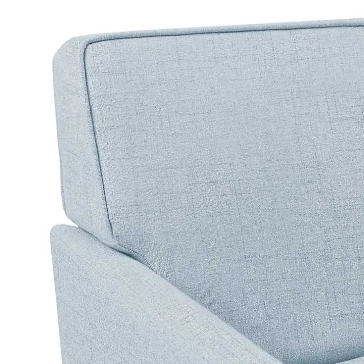 Light Blue Slipcover Armchair