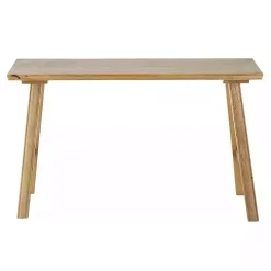 Light Brown Mango Wood Rustic Tall Bench