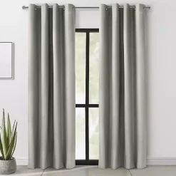 Light Gray Alpine Blackout Curtain Panel, 84 in.