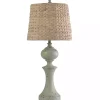 Light Gray Balustrade Table Lamp