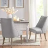 Light Gray Martha Stewart Dining Chairs, Set of 2