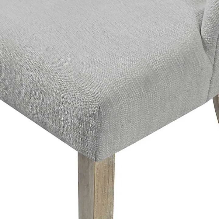 Light Gray Martha Stewart Dining Chairs, Set of 2