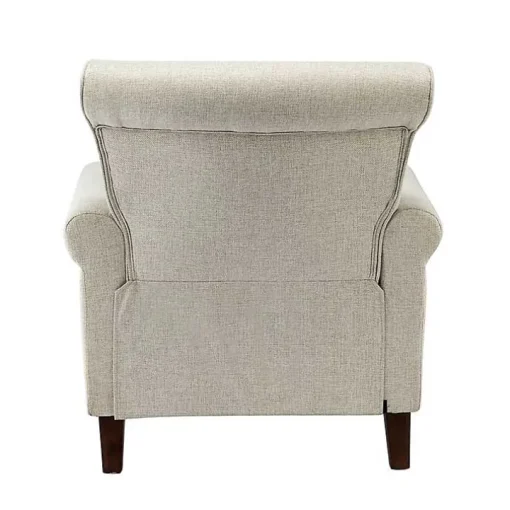 Light Gray Miriam Nailhead Trim Armchair