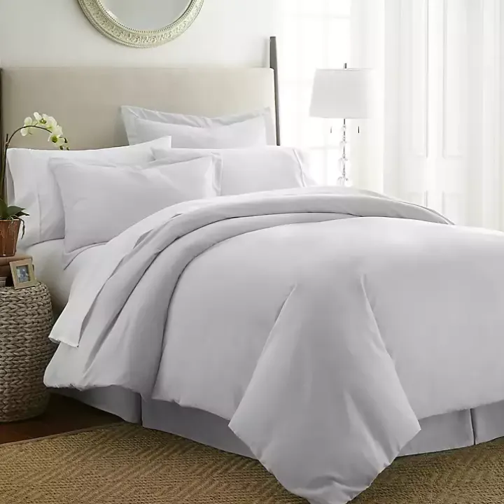 Light Gray 3-pc. Ultra Soft King Duvet Cover Set