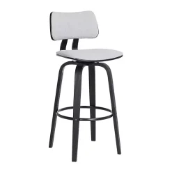 Light Gray Pico Swivel Counter Stool