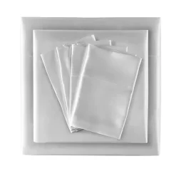 Light Gray Satin 6-pc. King Sheet Set