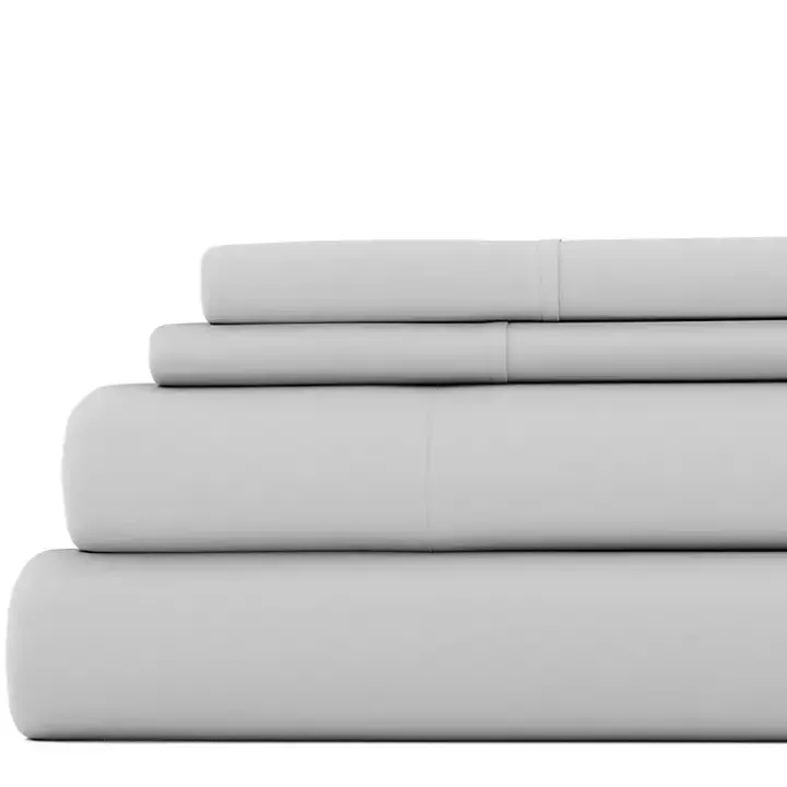 Light Gray Ultra Soft 4-pc. Full Sheet Set