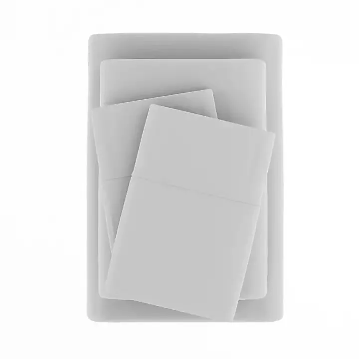 Light Gray Ultra Soft 4-pc. Full Sheet Set