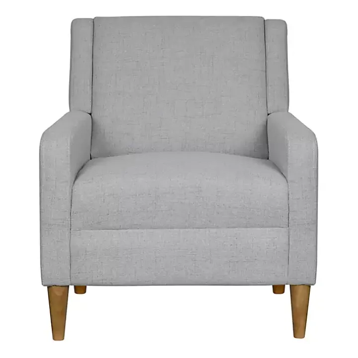 Light Gray Upholstered Juno Accent Chair
