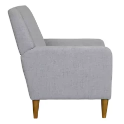 Light Gray Upholstered Juno Accent Chair