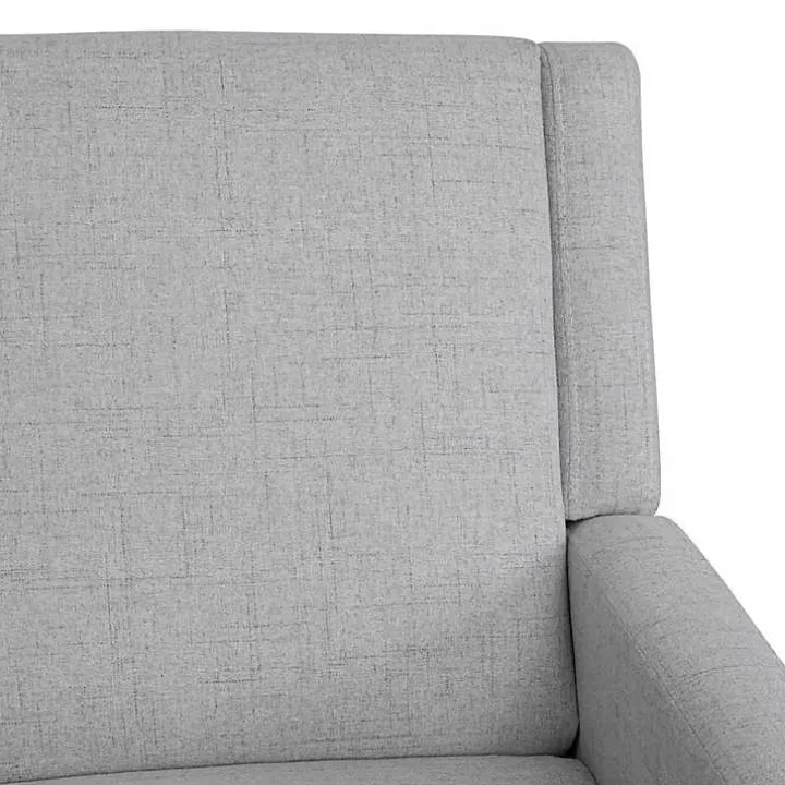 Light Gray Upholstered Juno Accent Chair