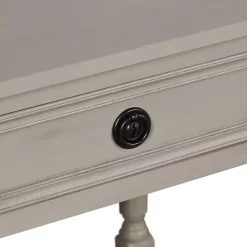 Light Gray Wood Barrett Accent Table