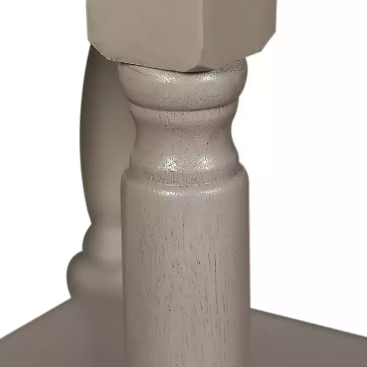 Light Gray Wood Barrett Accent Table