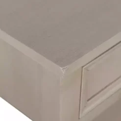 Light Gray Wood 2-Drawer Barrett Console Table