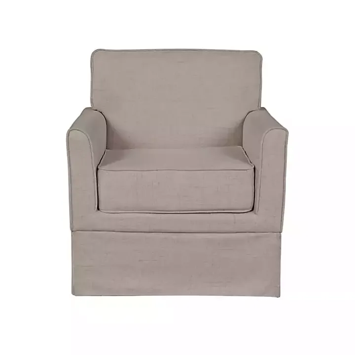 Light Taupe Slipcover Armchair
