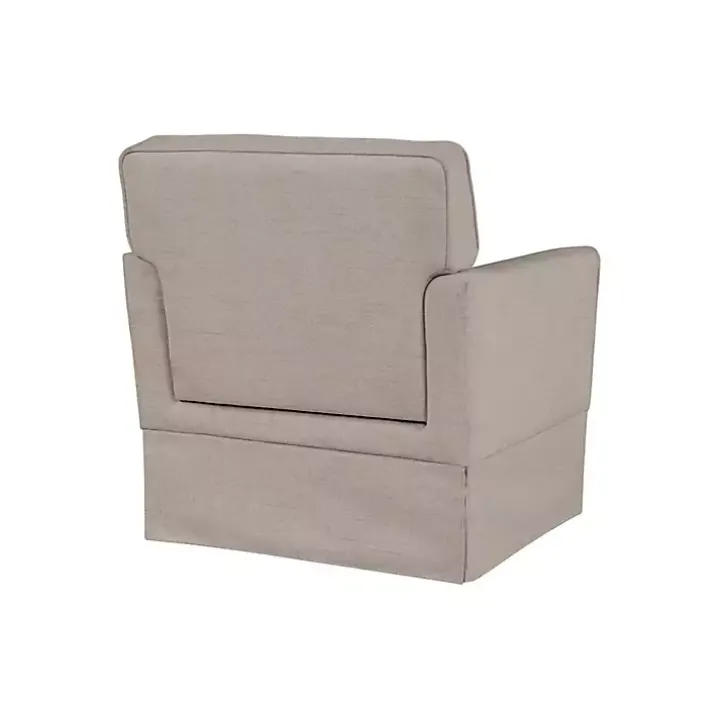 Light Taupe Slipcover Armchair