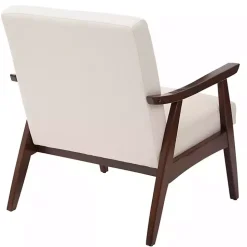Linen Mid-Century Desmond Accent Chair