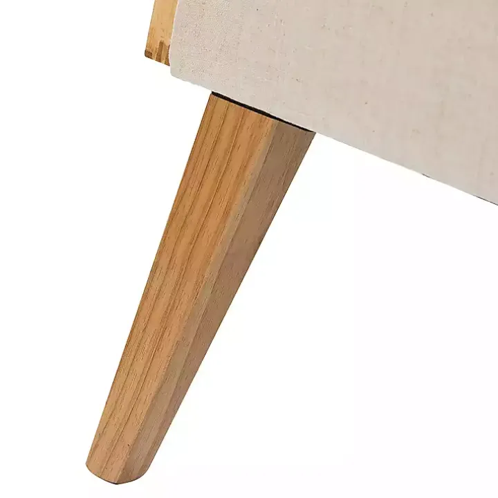 Linen Upholstered Accent Chair