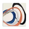 Linked Up Abstract Canvas Art Print, 40x40 in.