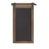 Long Wood and Metal Frame Chalkboard