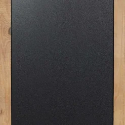 Long Wood and Metal Frame Chalkboard