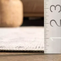 Lottie Cream Vintage Washable Area Rug, 6x9