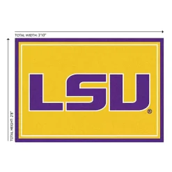 Louisiana State University Area Rug, 3x4
