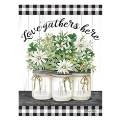 Love Gathers Here Giclee Canvas Art Print