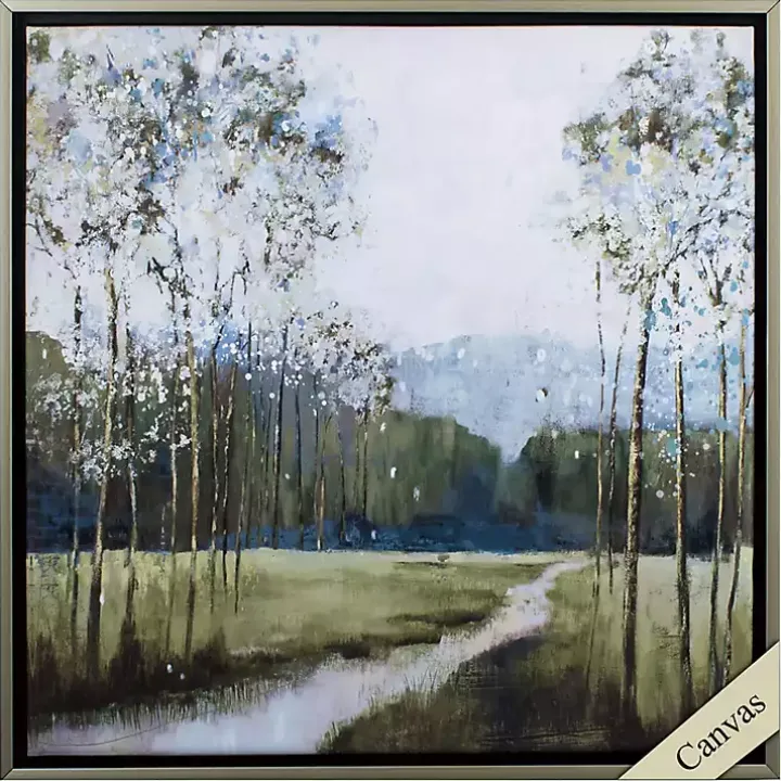 Lovely Landscape Framed Canvas Art Print