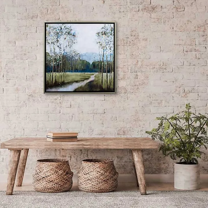 Lovely Landscape Framed Canvas Art Print