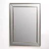 Luxe Silver Beaded Wall Mirror