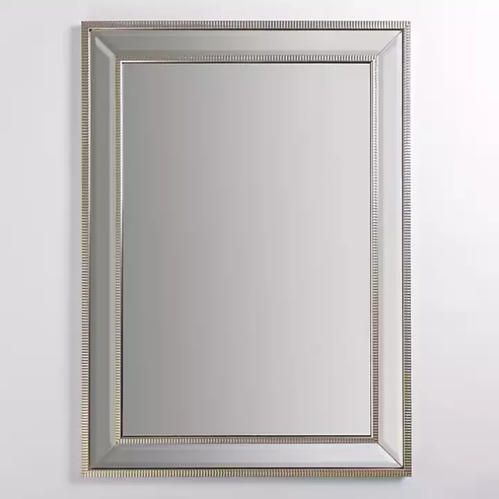 Luxe Silver Wall Mirror, 43 in.