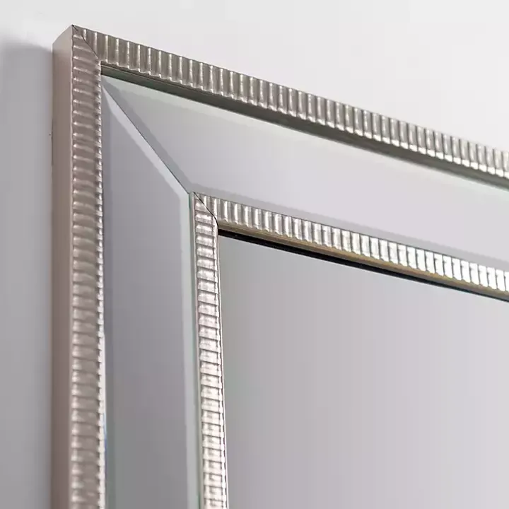 Luxe Silver Wall Mirror, 67 in.