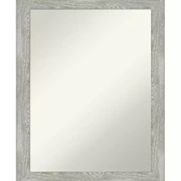 Lyndon Dove Gray Wood Framed Mirror