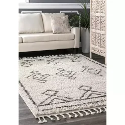 Macey Moroccan Diamond Area Rug, 8x10