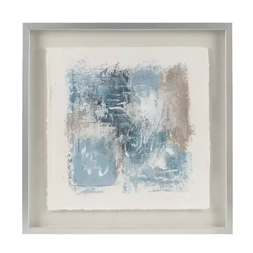 Madison Park Blue Abstract Framed Art Print
