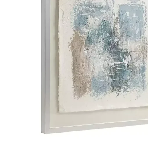 Madison Park Blue Abstract Framed Art Print