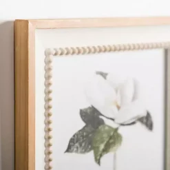 Magnolia Beaded Framed Art Print