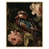 Mallard Floral Dutch Framed Canvas Art Print