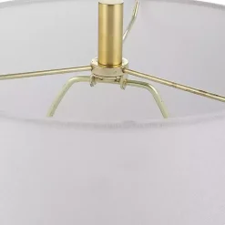 Marble and Gold Turret Buffet Lamp