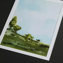 Martha Stewart Across the Plains Framed Art Print