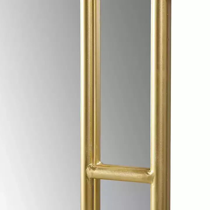 Martha Stewart Gold Paned Arch Wall Mirror