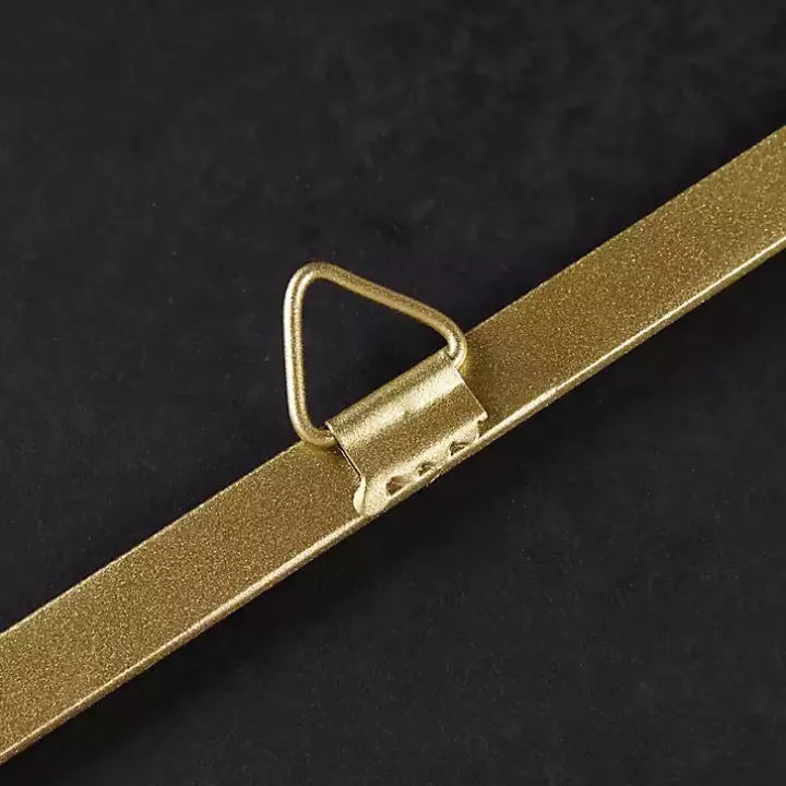 Martha Stewart Gold Paned Arch Wall Mirror