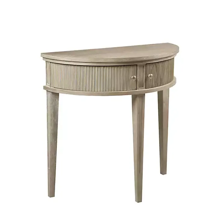 Martha Stewart Half Moon Console Table